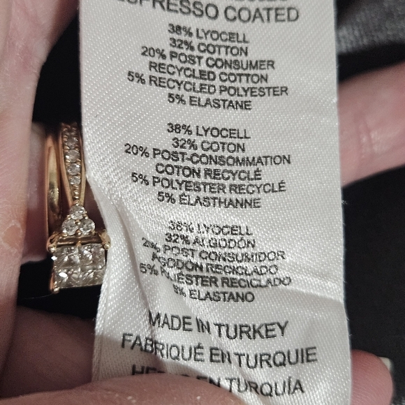 NWT Frame Jetset crop high rise mini boot pants coated chocolate brown - Picture 13 of 15